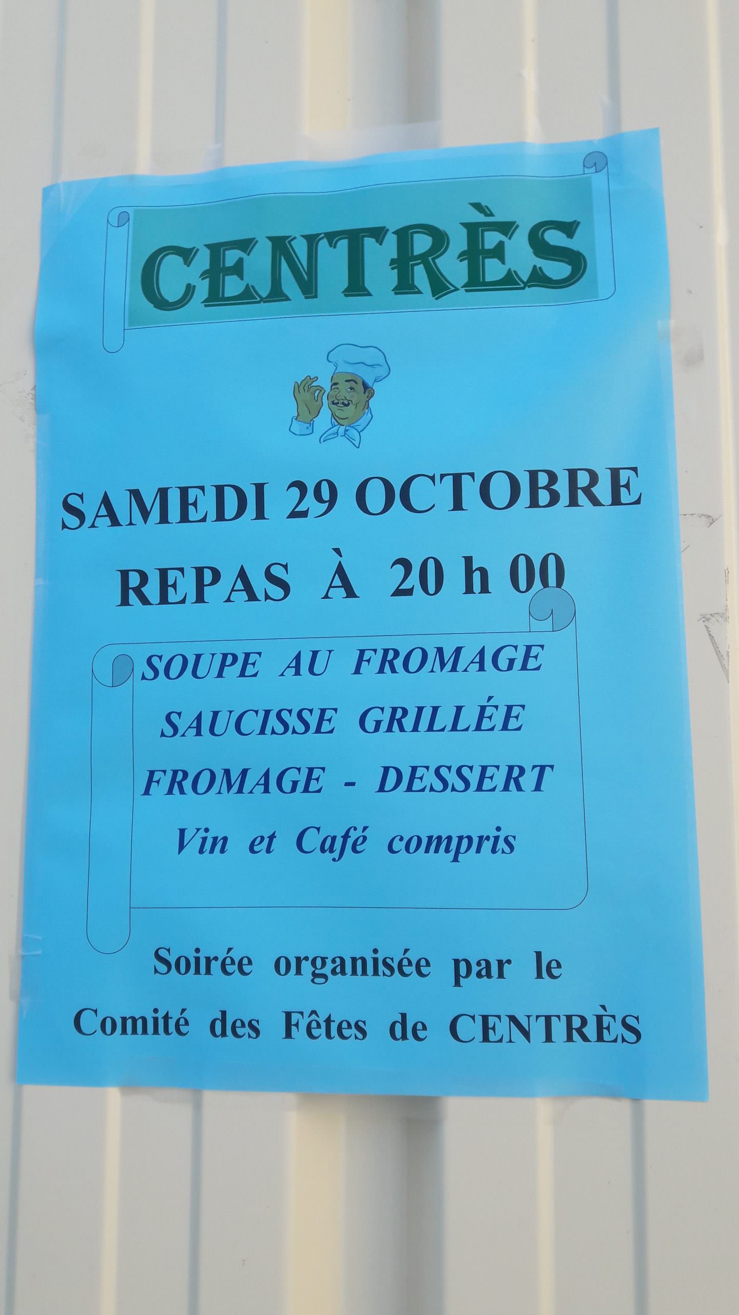 Lire la suite à propos de l’article Soupe au fromage à Centrès
