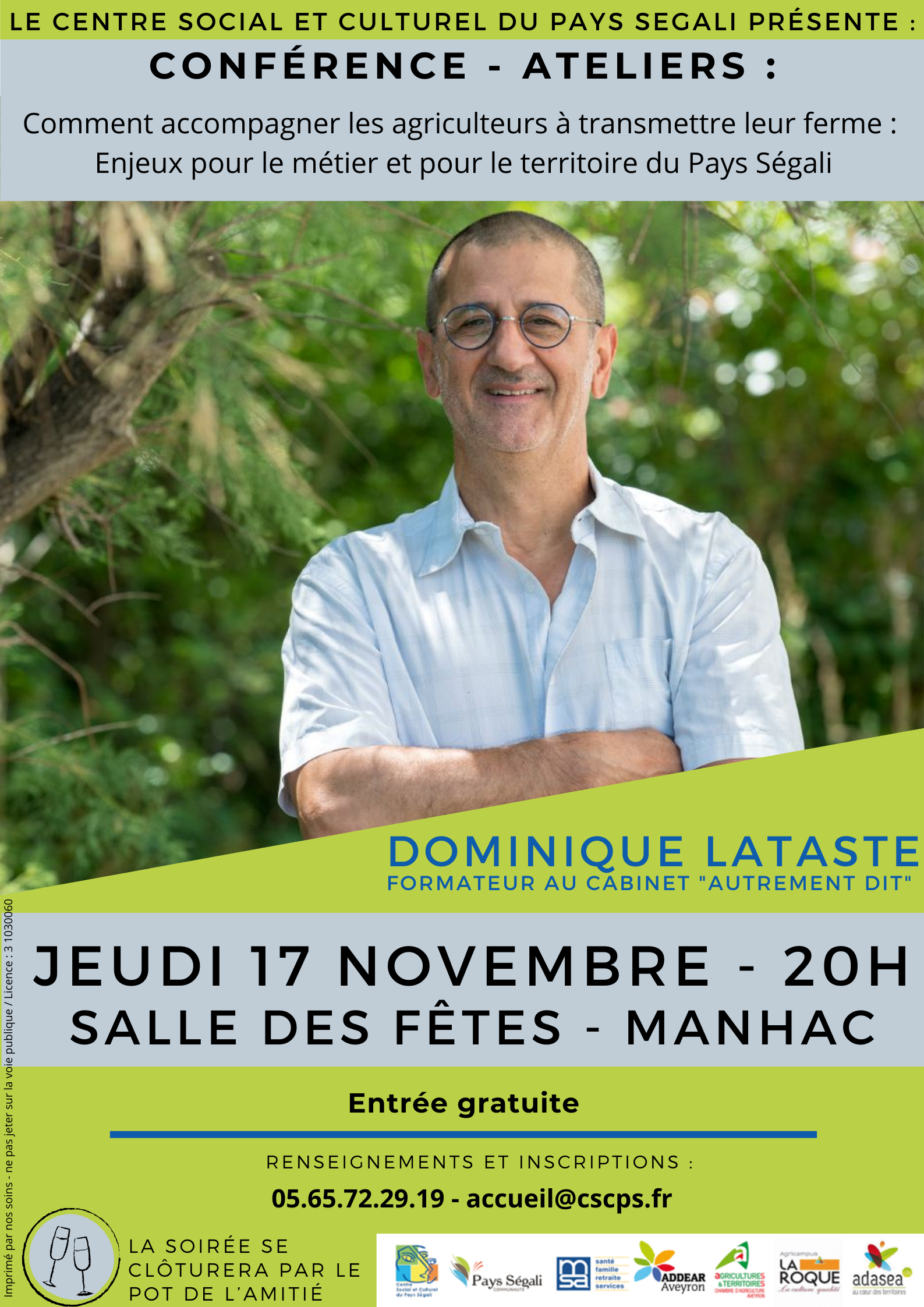 Lire la suite à propos de l’article ACCOMPAGNER LES AGRICULTEURS: CONFERENCE/ATELIERS PARTICIPATIFS