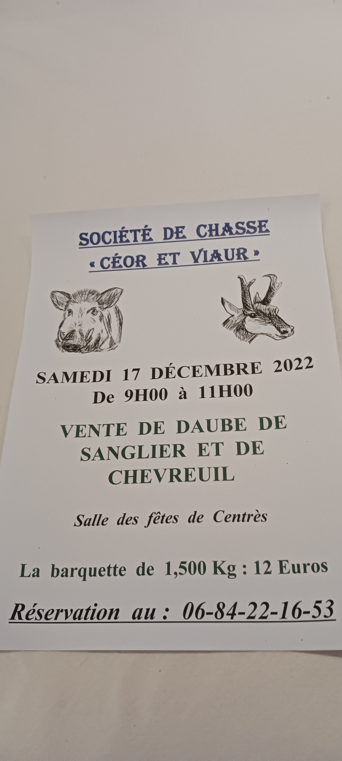 Lire la suite à propos de l’article Les chasseurs cuisinent ….