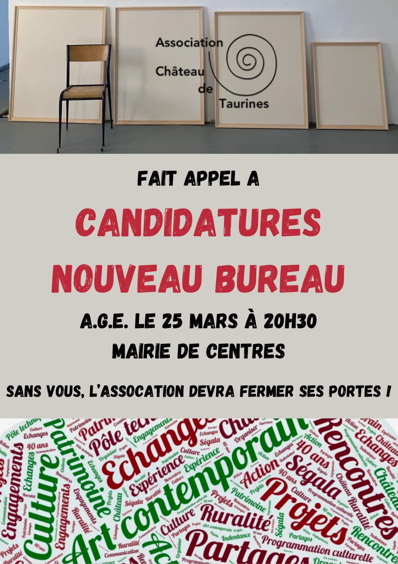 Lire la suite à propos de l’article COMMUNIQUE DE L’ ASSOCIATION  » CHÂTEAU DE TAURINES « 