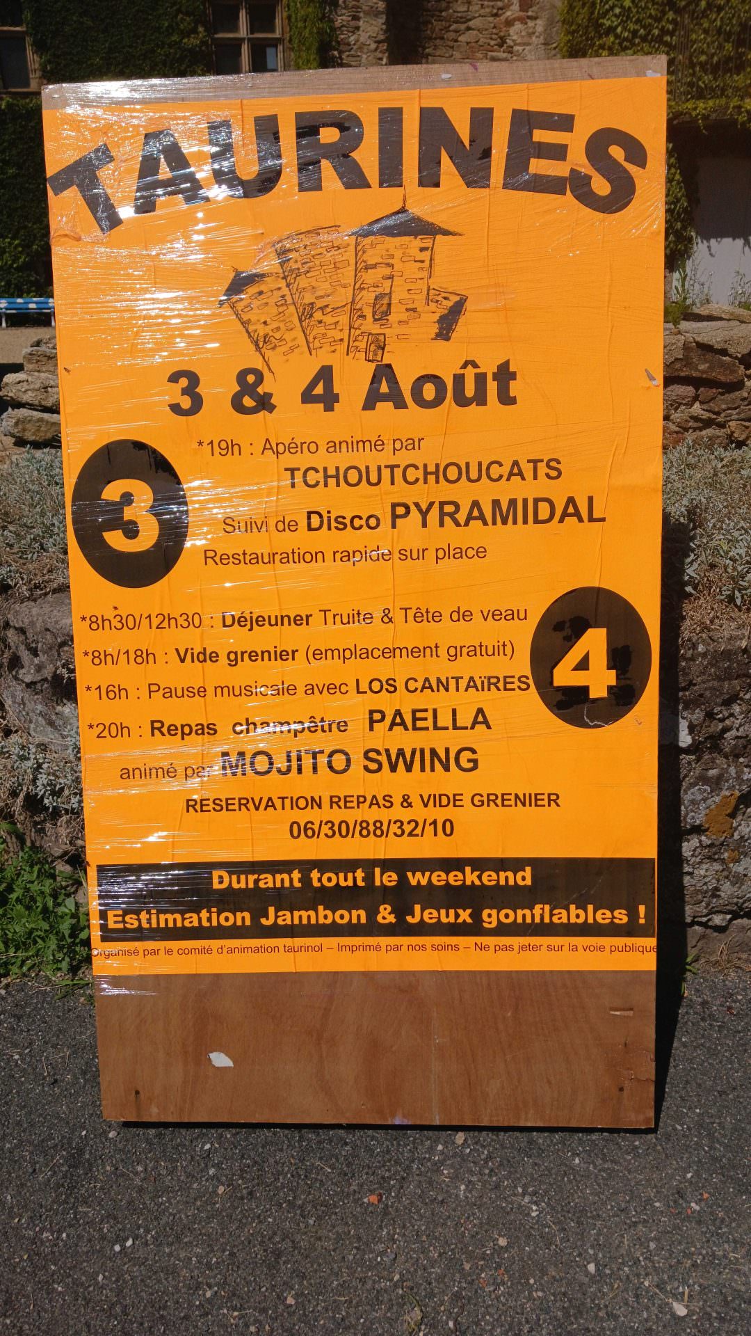 Lire la suite à propos de l’article RENDEZ-VOUS LE SAMEDI 3 ET DIMANCHE 4 AOÛT A TAURINES POUR LA FÊTE VOTIVE