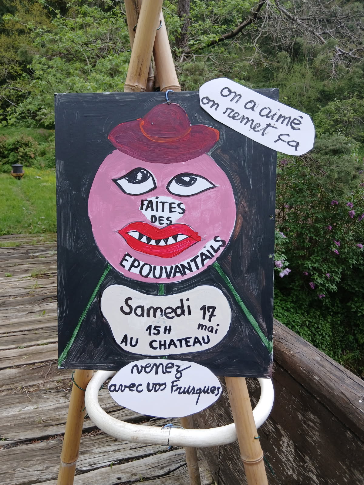 Lire la suite à propos de l’article « FAITES DES EPOUVANTAILS » LE SAMEDI 17 MAI A 15 H DANS LA COUR DU CHÂTEAU DE TAURINES