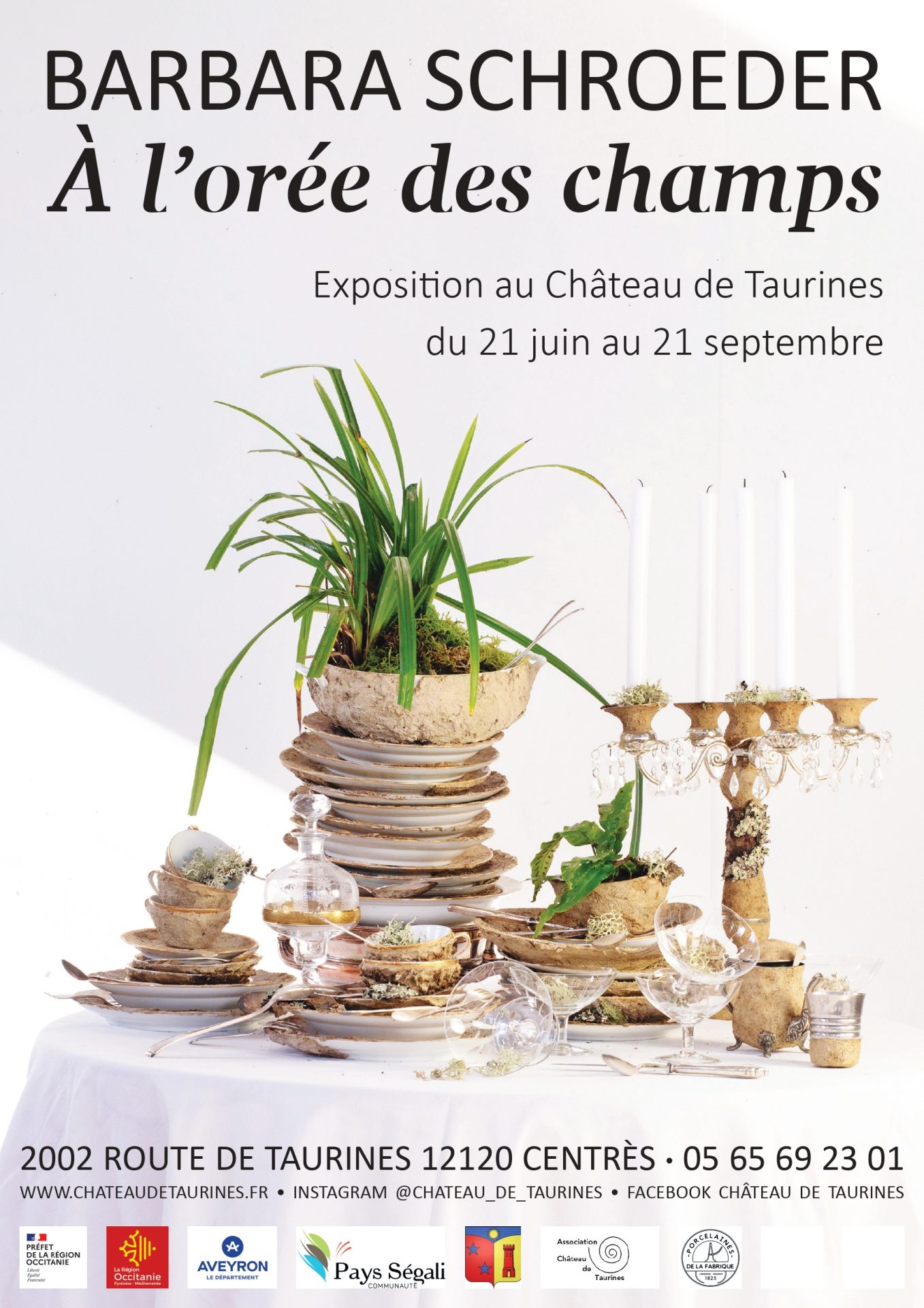 Lire la suite à propos de l’article DOUBLE EXPOSITION AU CHÂTEAU DE TAURINES CET ETE: BARBARA SCHROEDER ET LES 40 ANS D’ART CONTEMPORAIN
